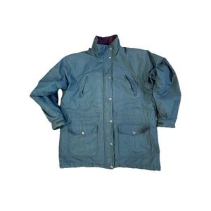 Vintage Cabin Creek Teal Outdoor Puffer Coat, Flashback to the 90's, Men's L